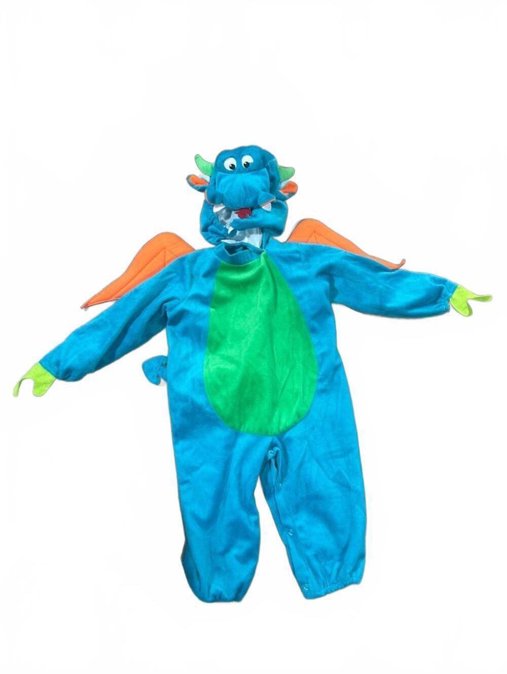 InCharacter Dinky Dragon Deluxe Two-Piece Colorful Costume | Sz Child Large 4-5T
